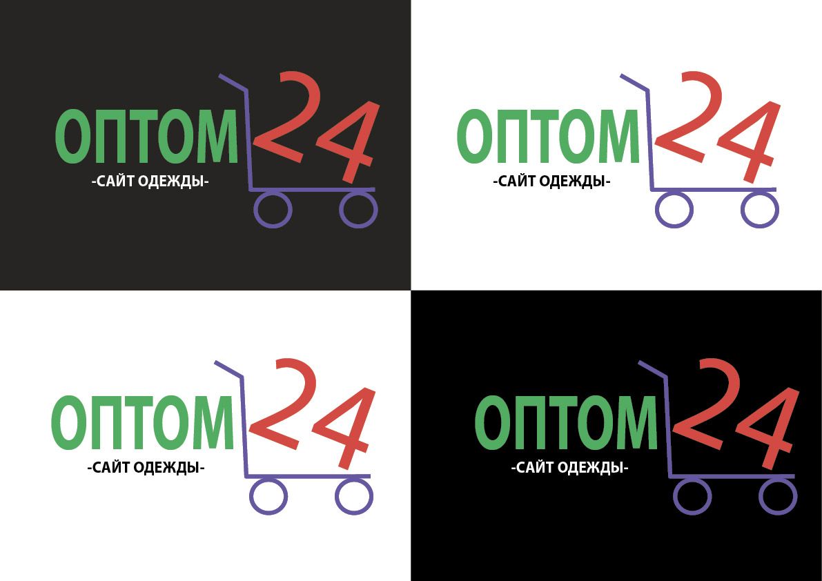 Логотип и фирменный стиль для сайта Optom24.ru - дизайнер shestakova