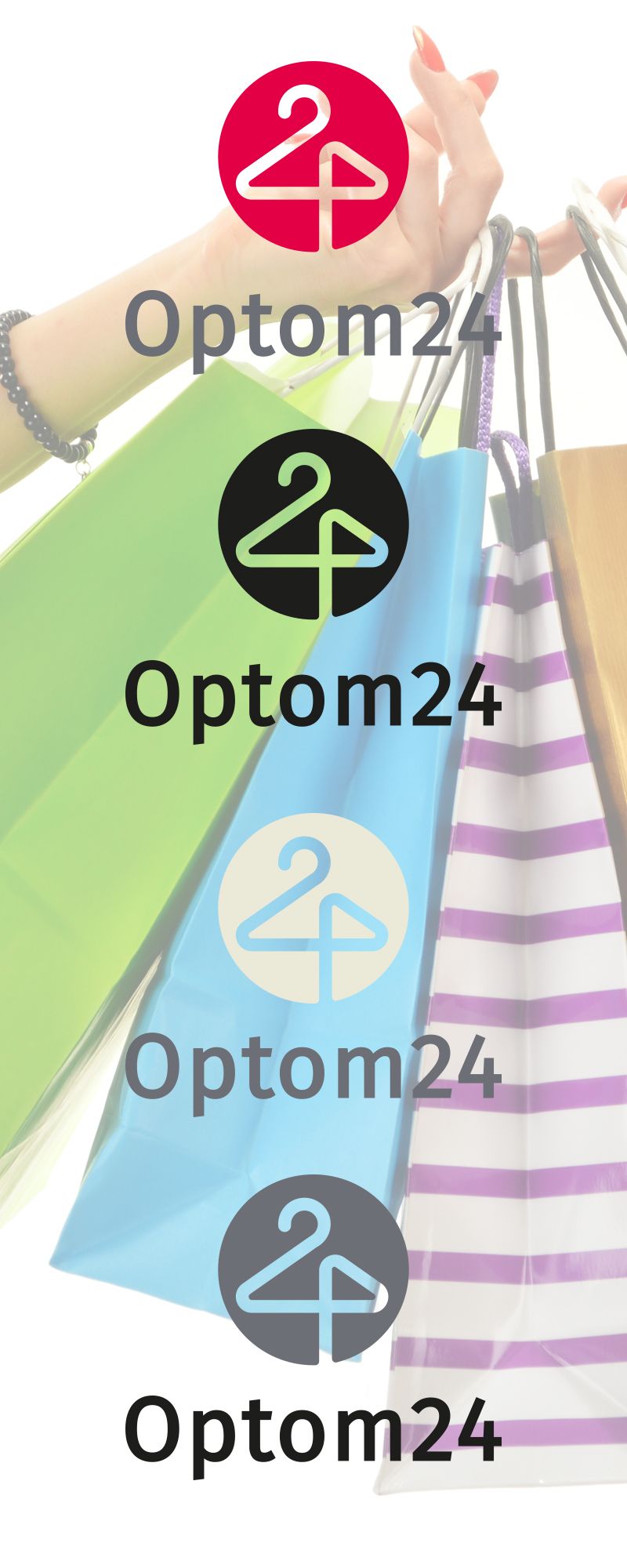 Логотип и фирменный стиль для сайта Optom24.ru - дизайнер axel-p