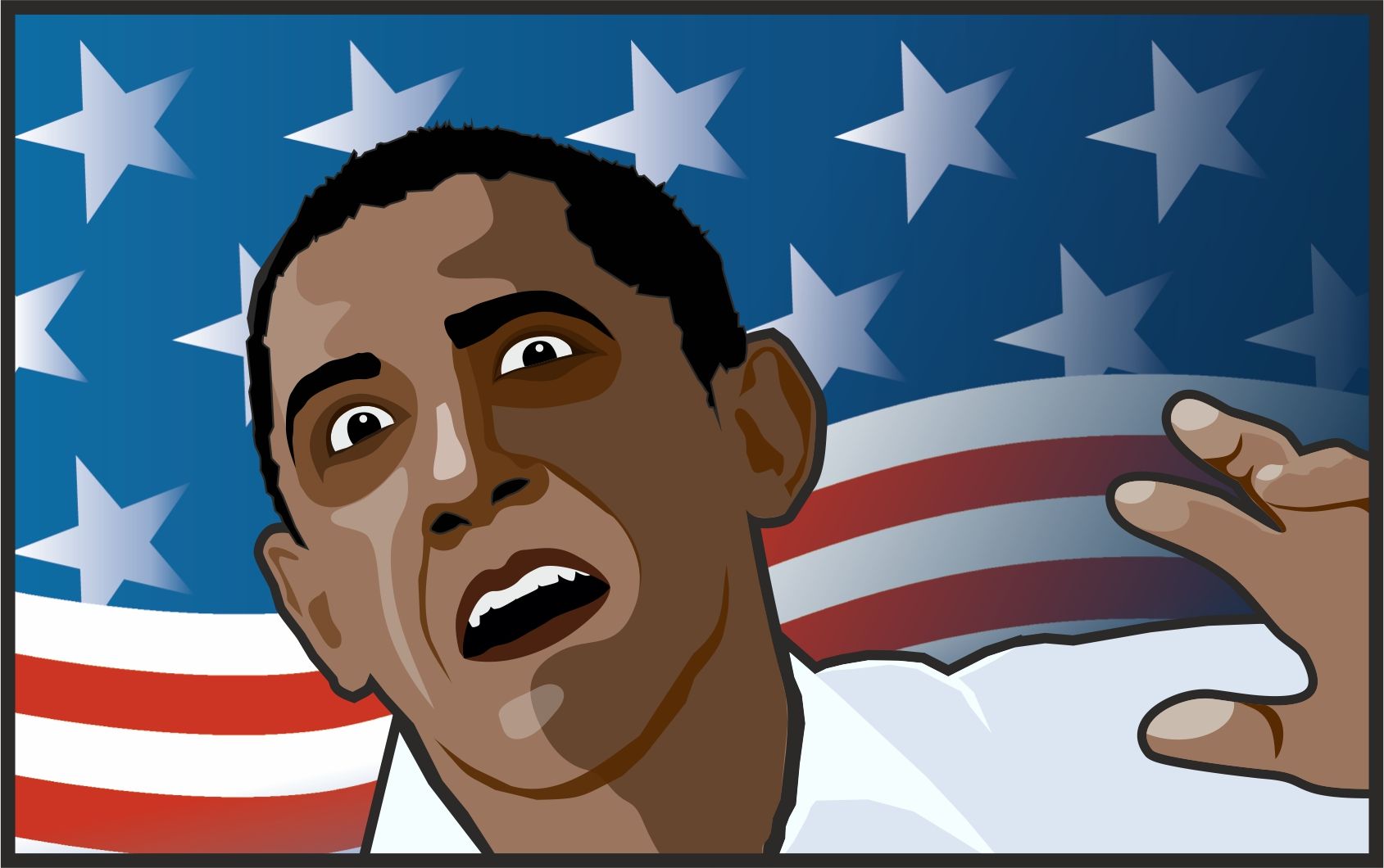 Держись, Обама! - дизайнер molizm