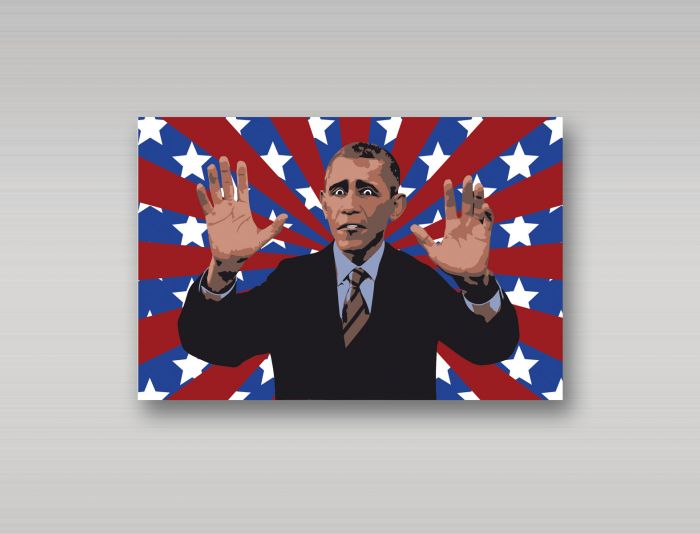 Держись, Обама! - дизайнер eestingnef