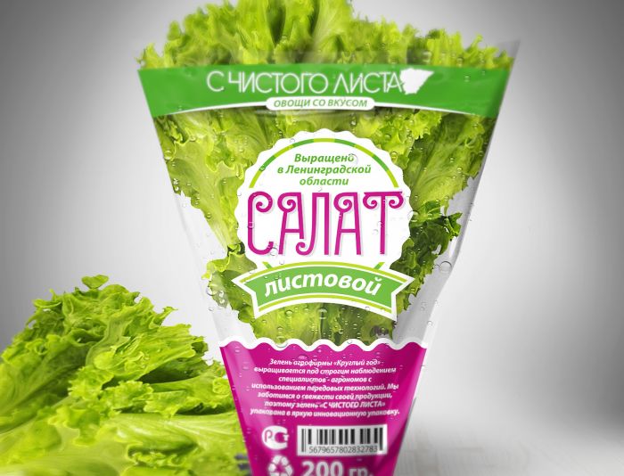 Упаковка для салата в горшочке от ООО Круглый Год - дизайнер asimbox