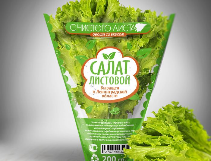 Упаковка для салата в горшочке от ООО Круглый Год - дизайнер asimbox