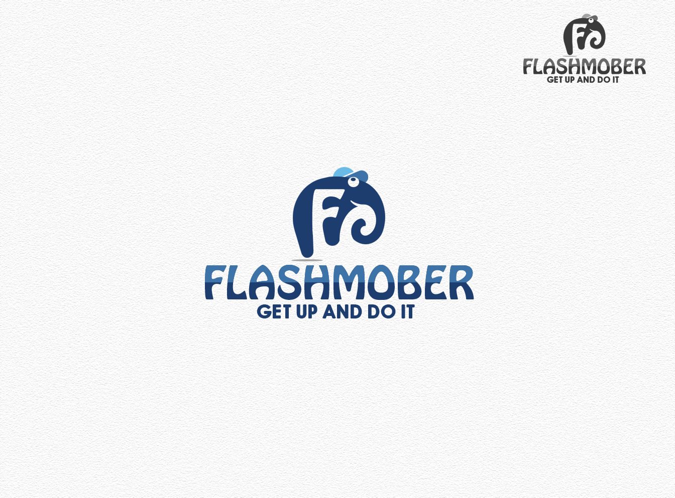 Логотип для компании ФлешМобер - дизайнер webgrafika