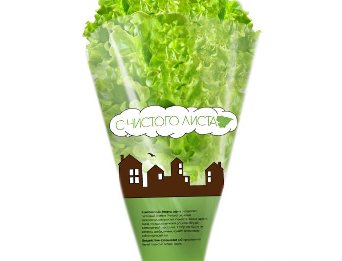 Упаковка для салата в горшочке от ООО Круглый Год - дизайнер emokvadro