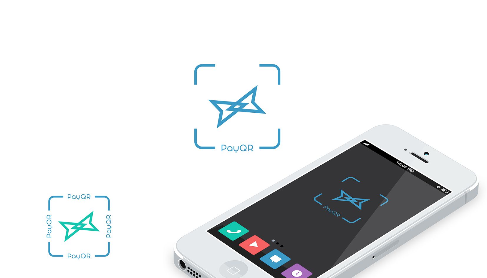 Рестайлинг лого PayQR (заменить сумку на бабочку) - дизайнер andblin61