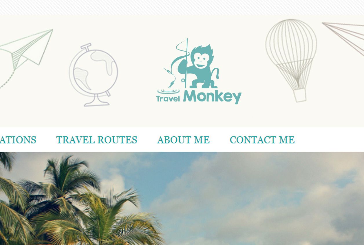 Логотип для сайта о путешествиях Travel Monkey - дизайнер djmirionec1