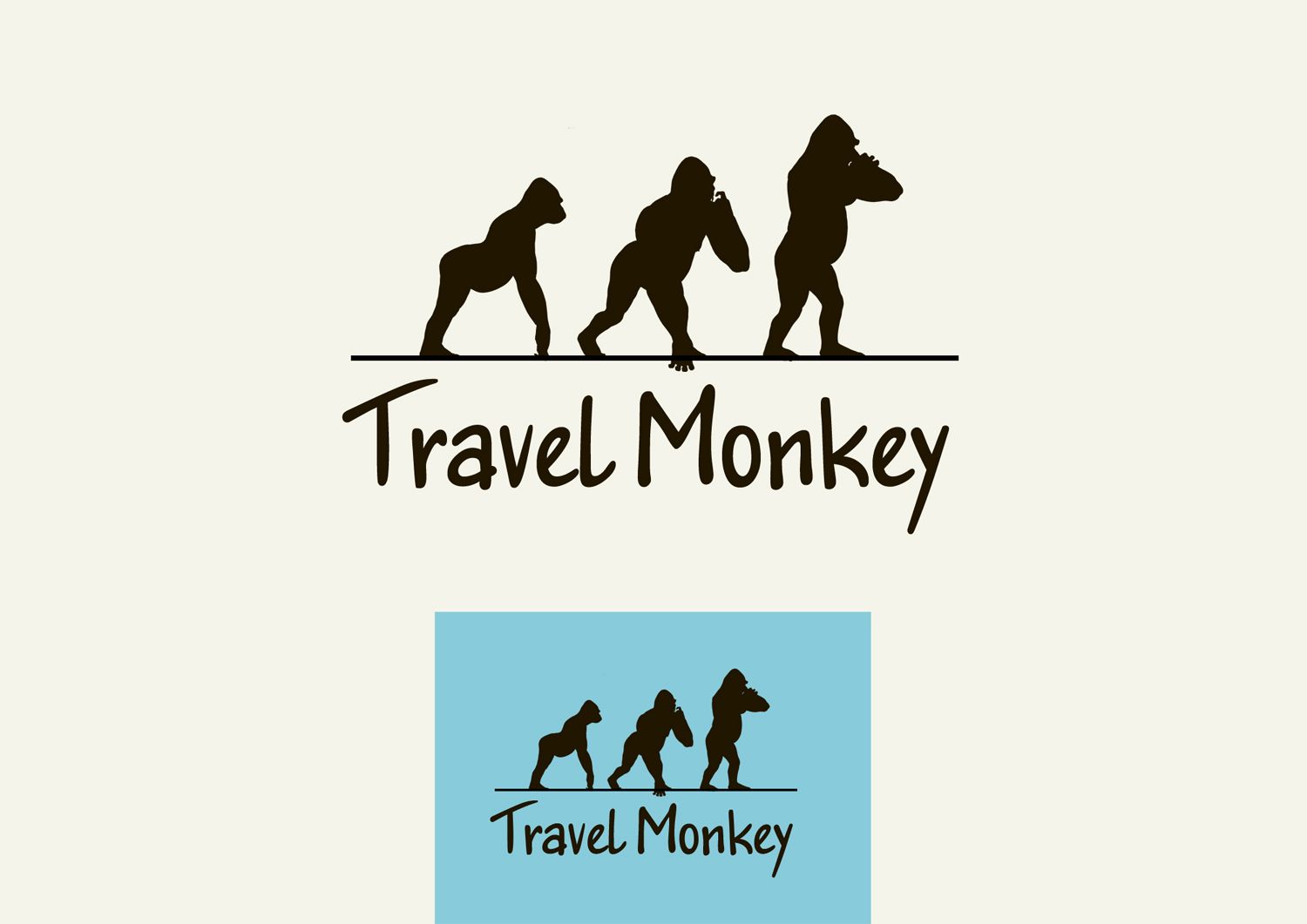 Логотип для сайта о путешествиях Travel Monkey - дизайнер Linka_Po_08