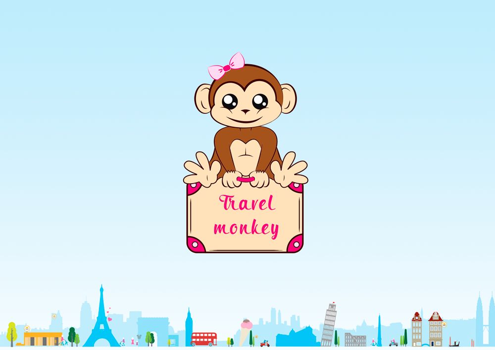 Логотип для сайта о путешествиях Travel Monkey - дизайнер lexusua
