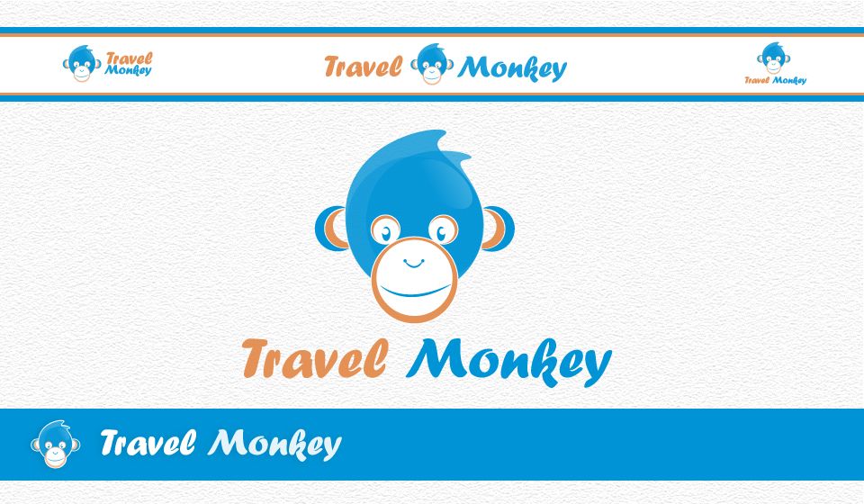 Логотип для сайта о путешествиях Travel Monkey - дизайнер Denzel