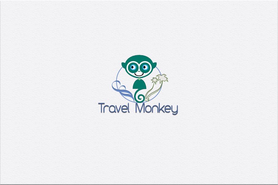 Логотип для сайта о путешествиях Travel Monkey - дизайнер webcoloritcom