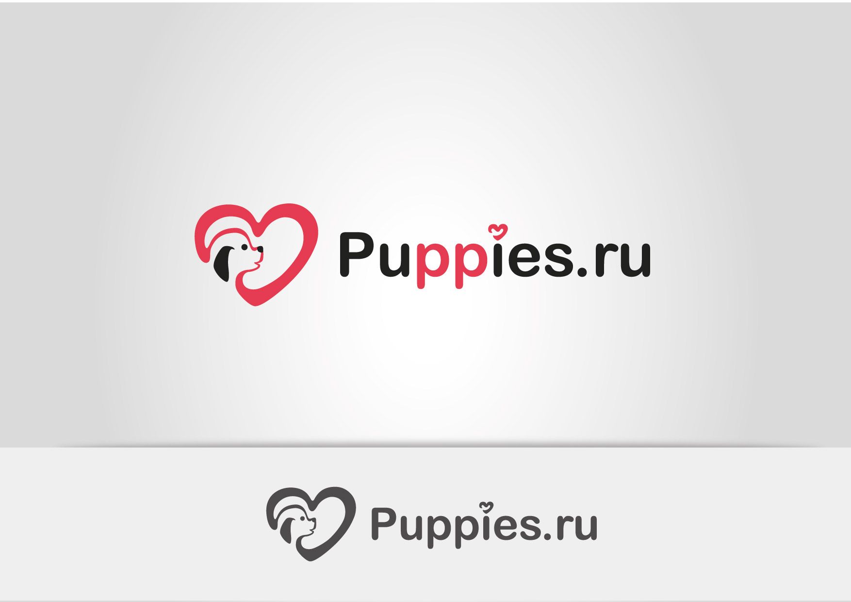 Логотип для Puppies.ru  или  Puppies - дизайнер lia-creation