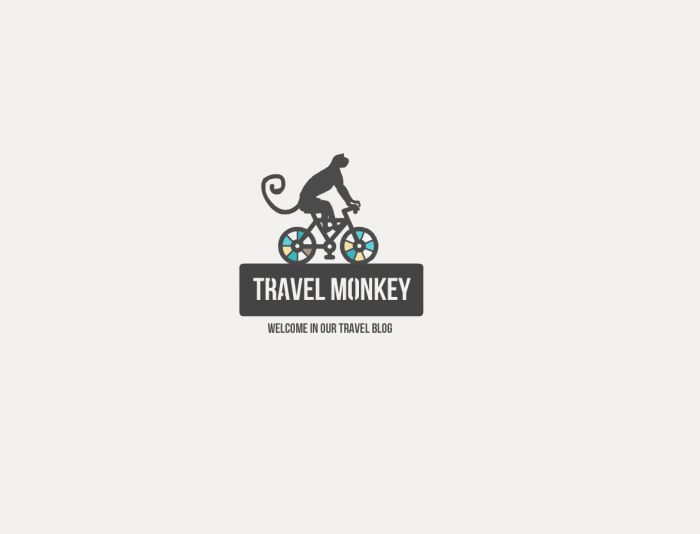 Логотип для сайта о путешествиях Travel Monkey - дизайнер 69monetok