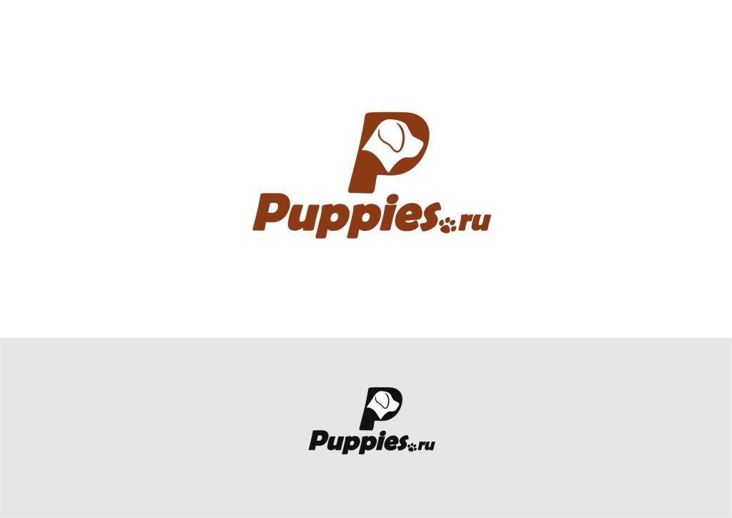 Логотип для Puppies.ru  или  Puppies - дизайнер Sheldon-Cooper