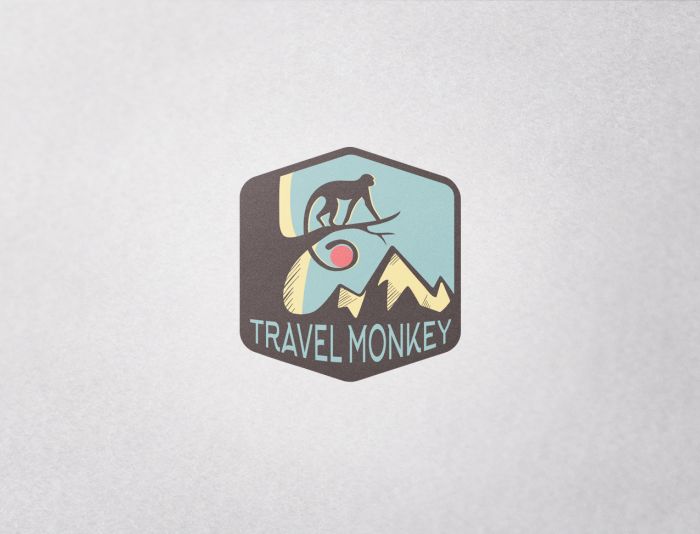 Логотип для сайта о путешествиях Travel Monkey - дизайнер Alya