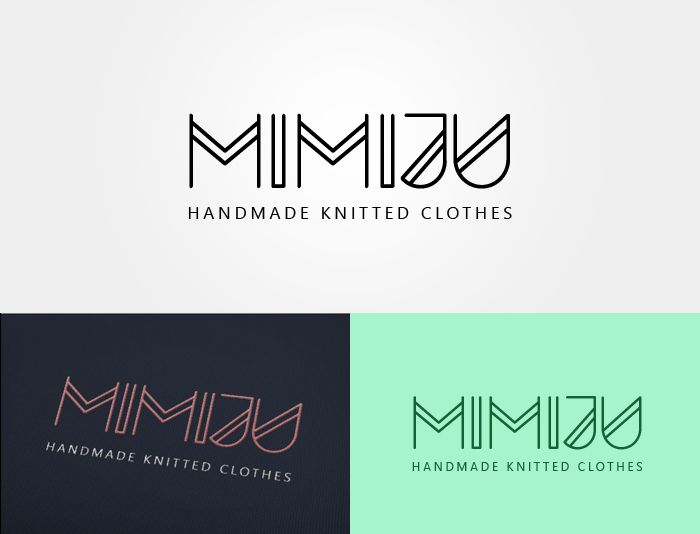 Логотип для MIMIJU (handmade knitted clothes) - дизайнер By-mand
