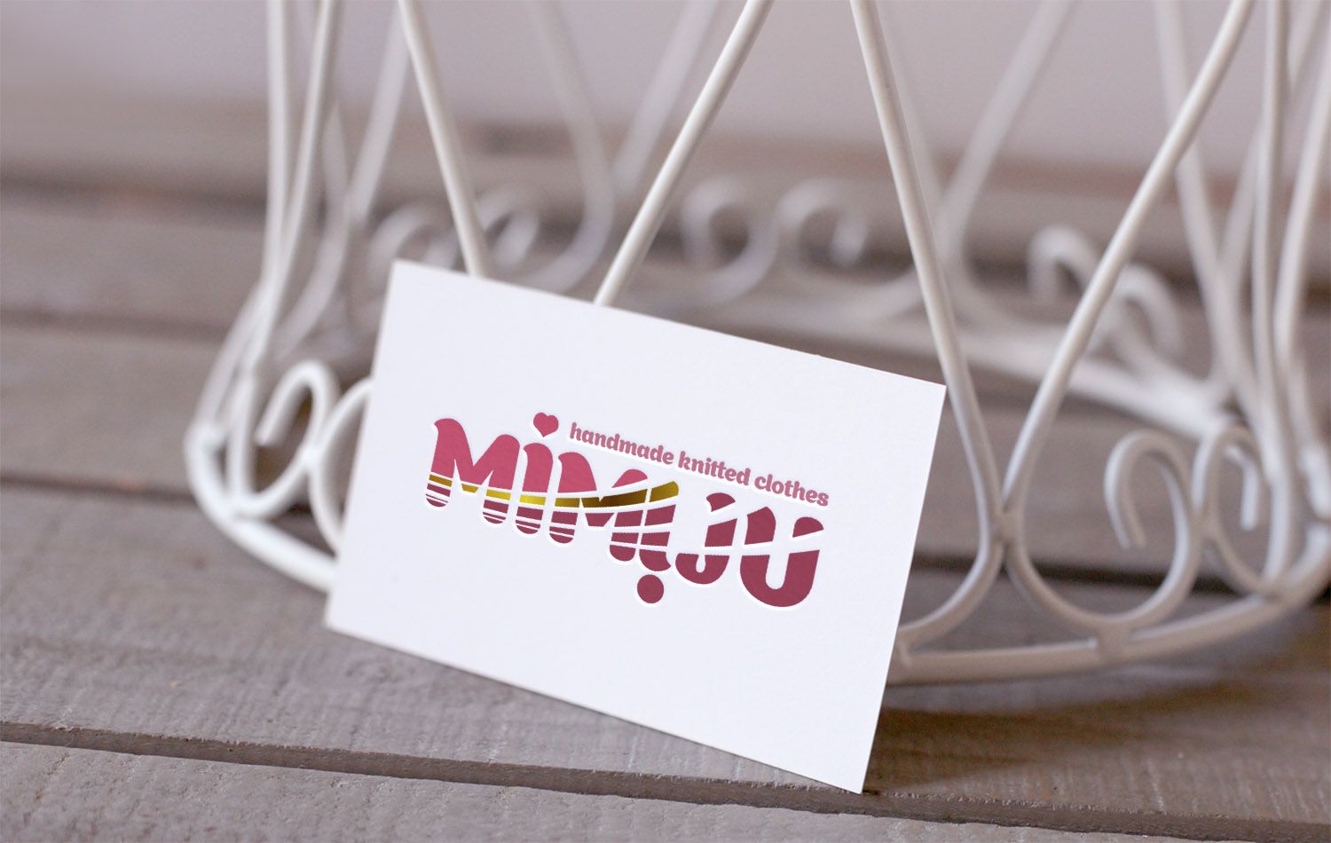 Логотип для MIMIJU (handmade knitted clothes) - дизайнер Irisa85
