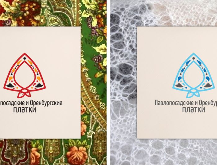 Логотип для Магазин павлопосадских и оренбургских платков - дизайнер Geyzerrr