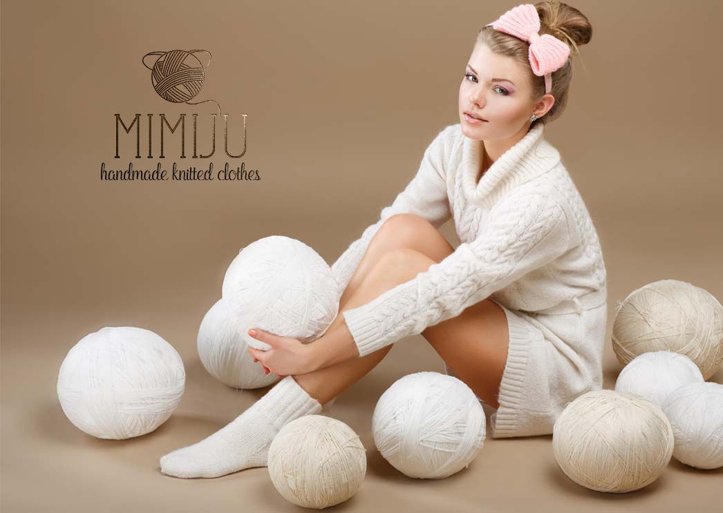 Логотип для MIMIJU (handmade knitted clothes) - дизайнер helena17771