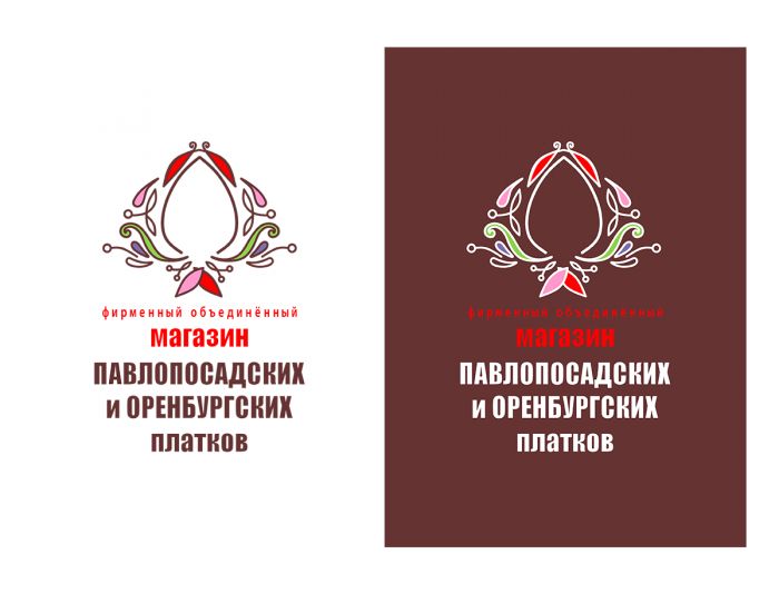 Логотип для Магазин павлопосадских и оренбургских платков - дизайнер LAK
