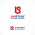 Логотип для UniStudy, можно добавить: обучение за рубежом - дизайнер designer79