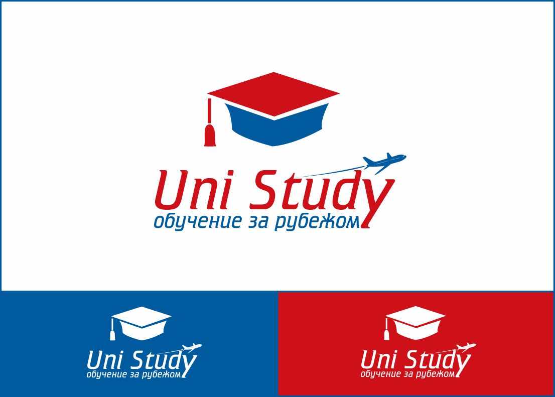 Логотип для UniStudy, можно добавить: обучение за рубежом - дизайнер Yerbatyr