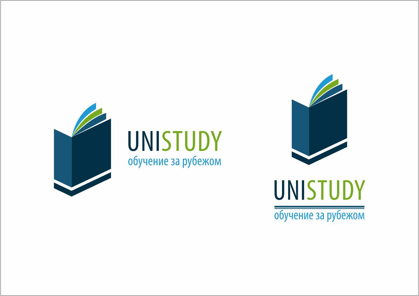 Логотип для UniStudy, можно добавить: обучение за рубежом - дизайнер Darya_Step