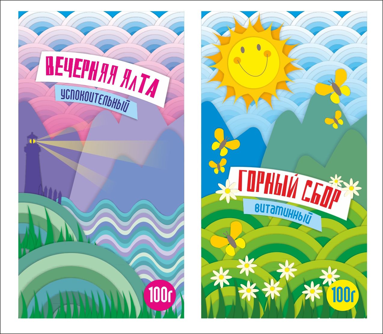 Этикетка для Травы горного Крыма - дизайнер tanya