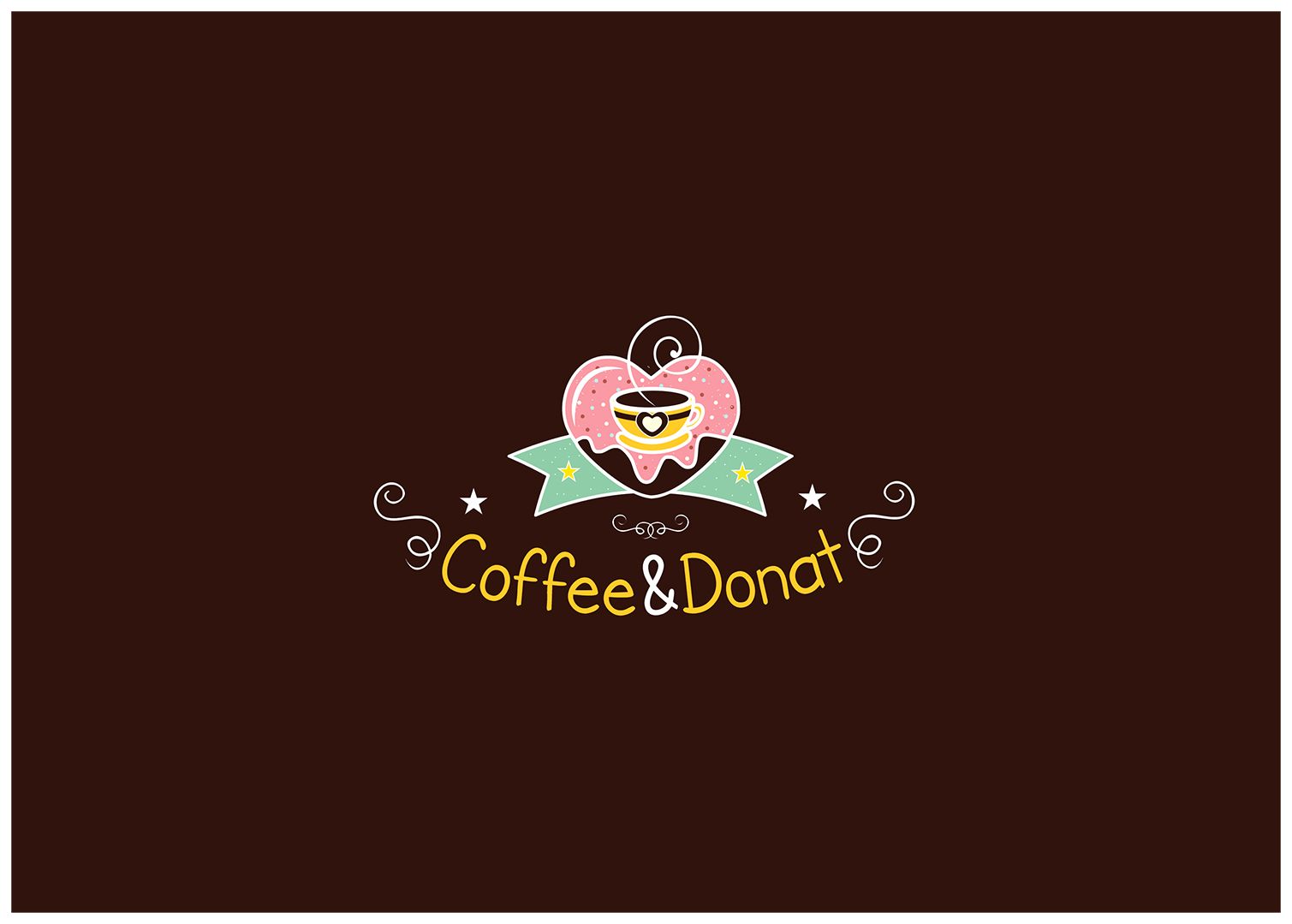 Логотип для Coffee&Donat - дизайнер Nikosha