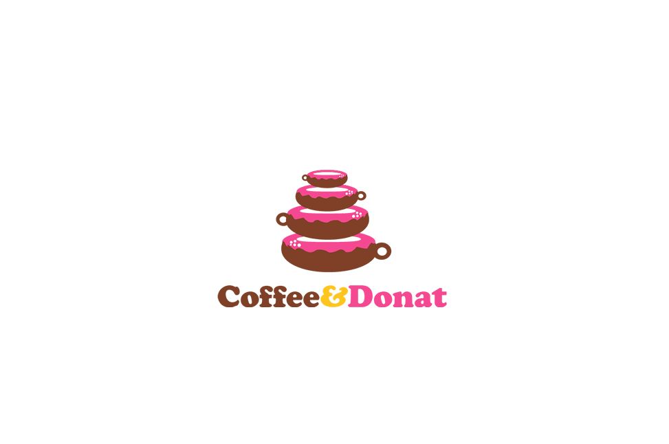 Логотип для Coffee&Donat - дизайнер SmolinDenis