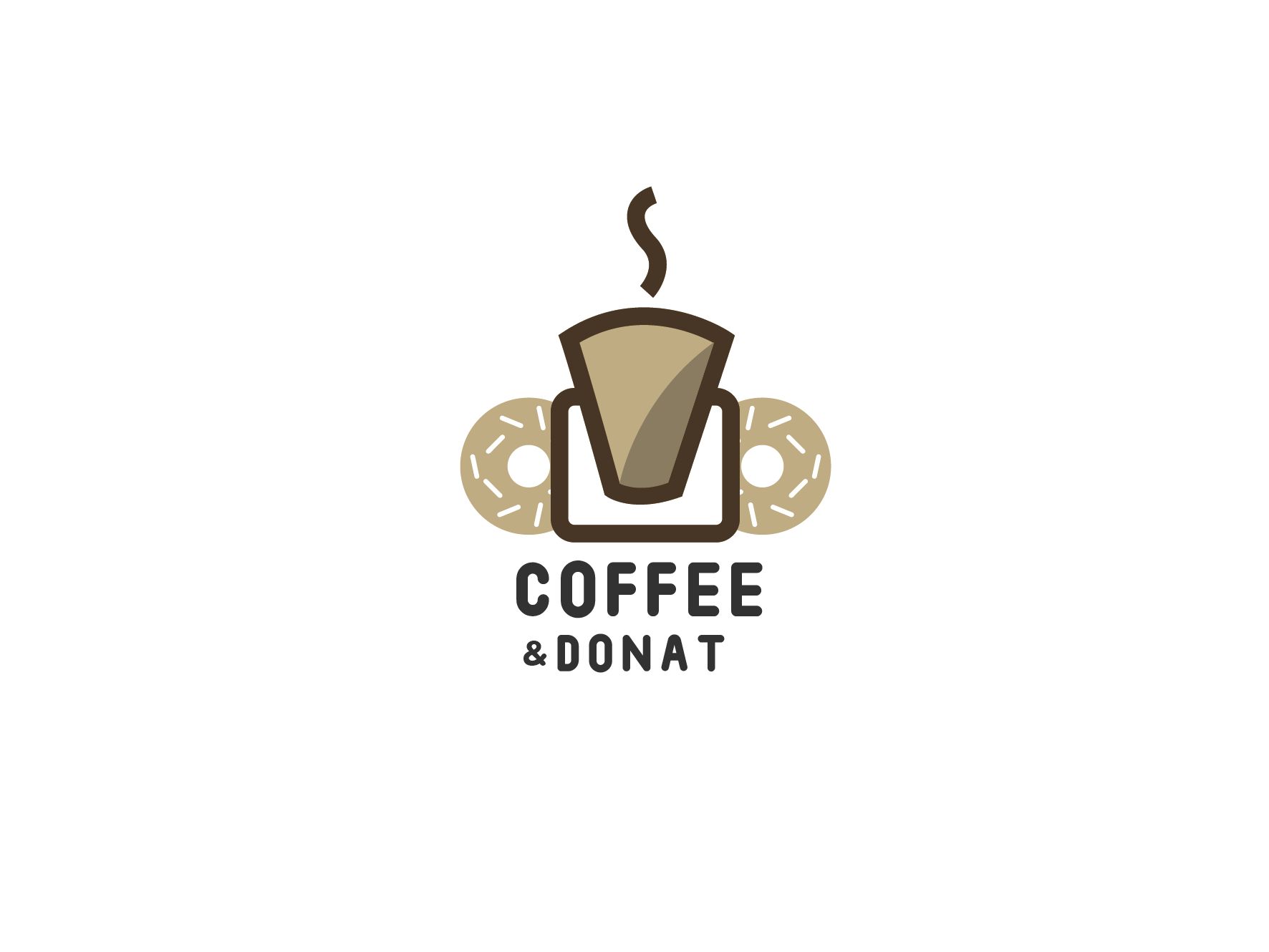 Логотип для Coffee&Donat - дизайнер zet333