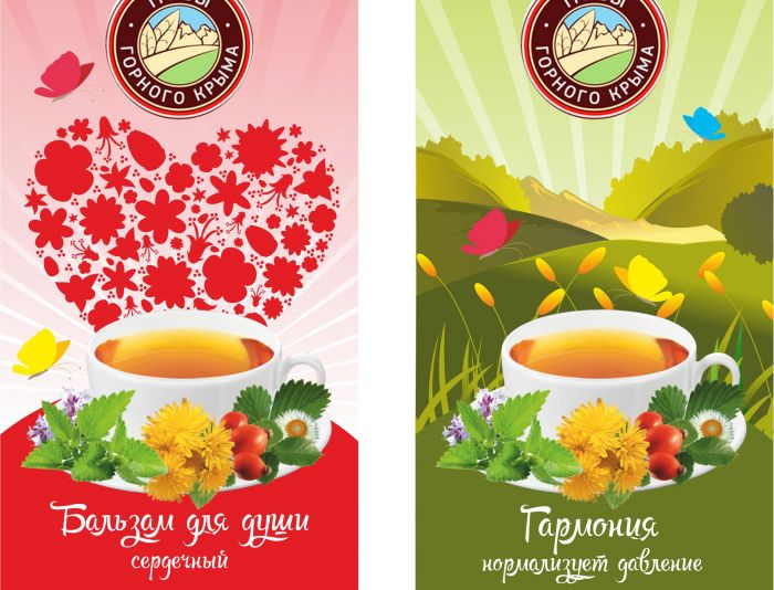 Этикетка для Травы горного Крыма - дизайнер petrinka