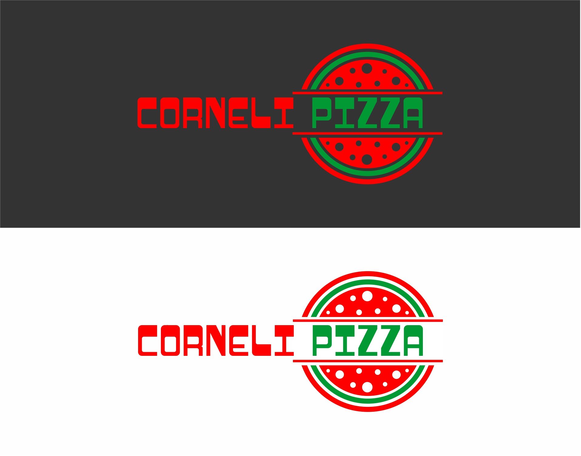 Логотип и ФС для франшизы CORNELI PIZZA - дизайнер trojni