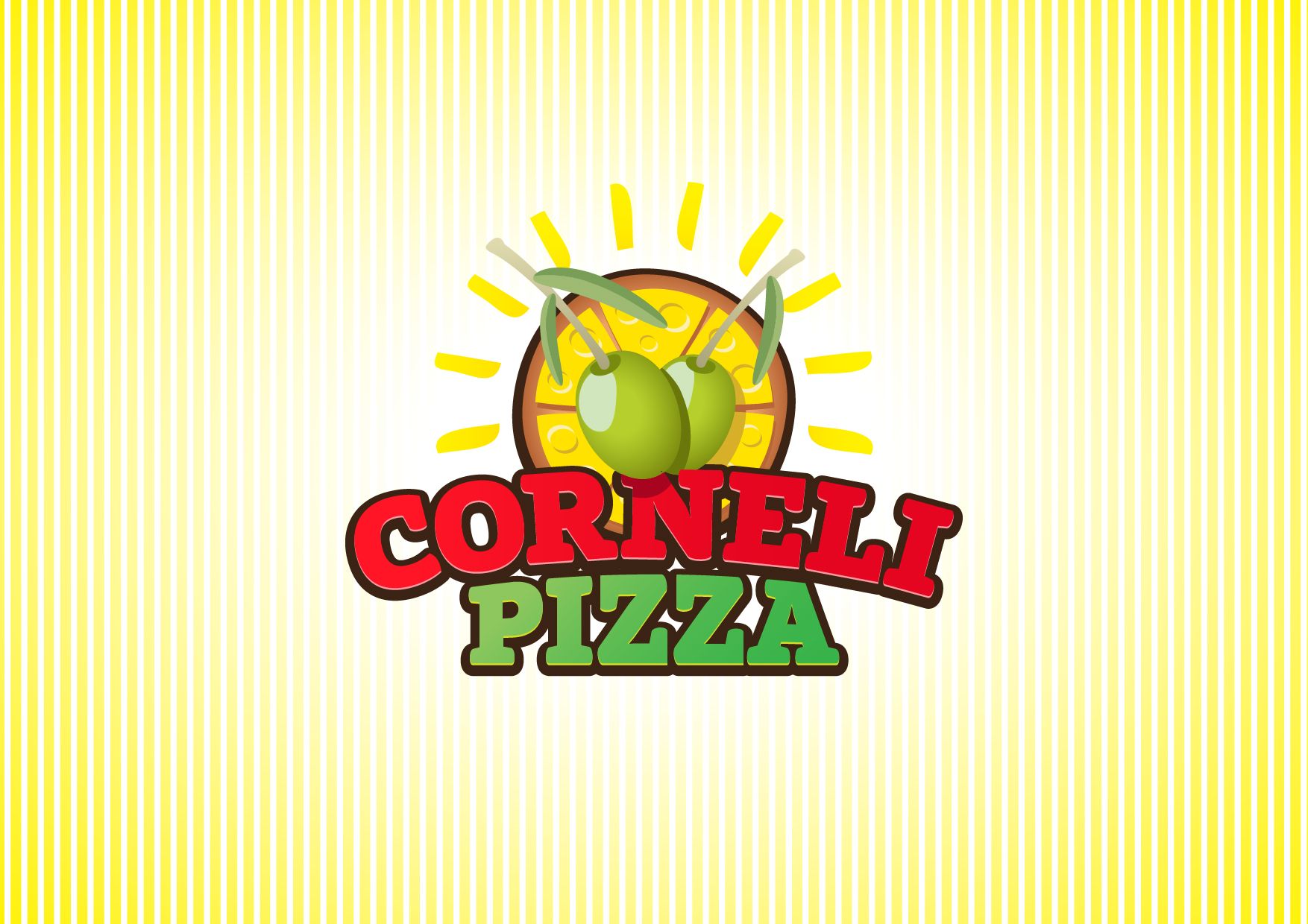 Логотип и ФС для франшизы CORNELI PIZZA - дизайнер grrssn