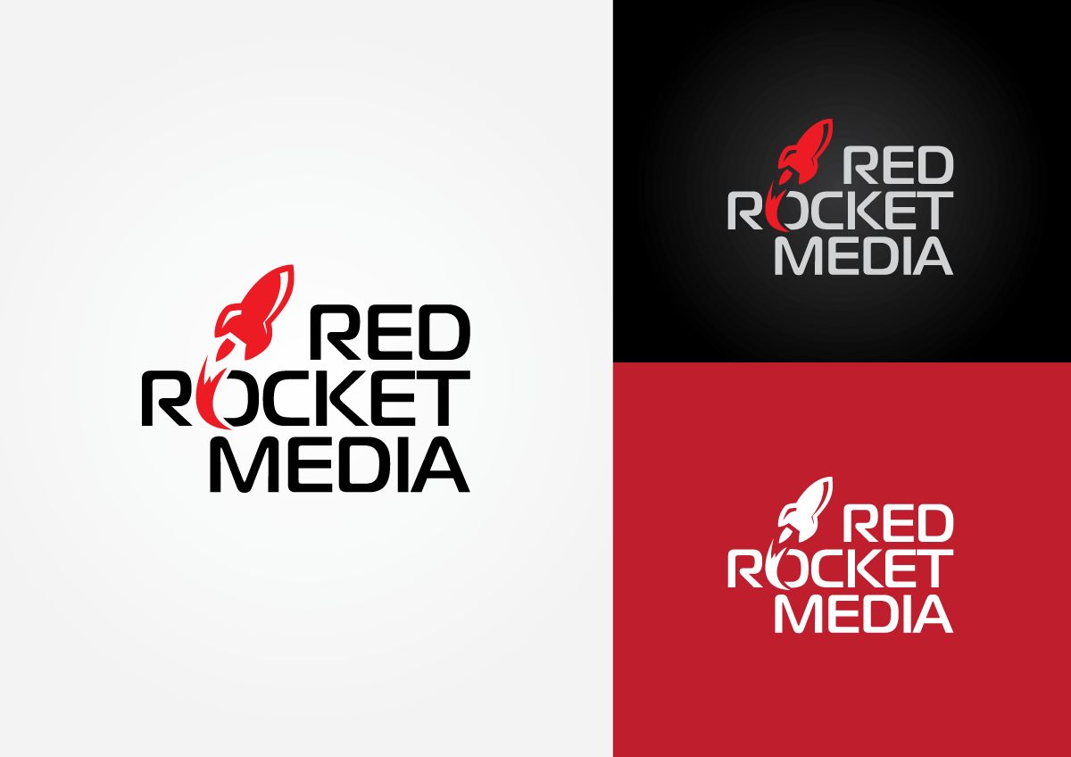 Лого и фирменный стиль для RedRocketMedia - дизайнер peps-65