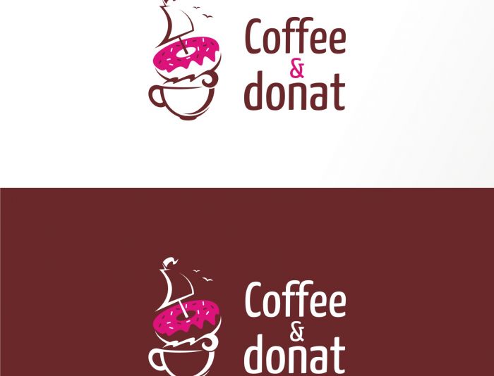 Логотип для Coffee&Donat - дизайнер ideograph