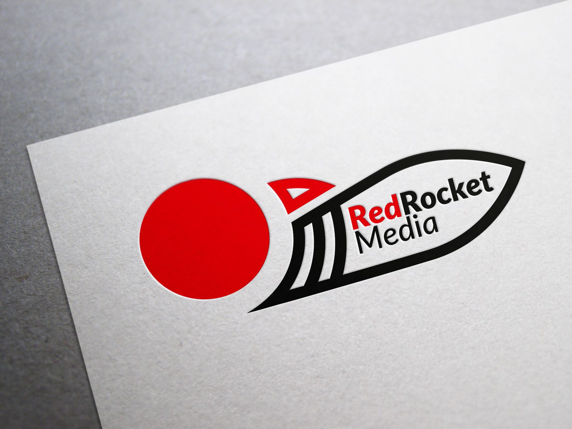 Лого и фирменный стиль для RedRocketMedia - дизайнер saveliuss