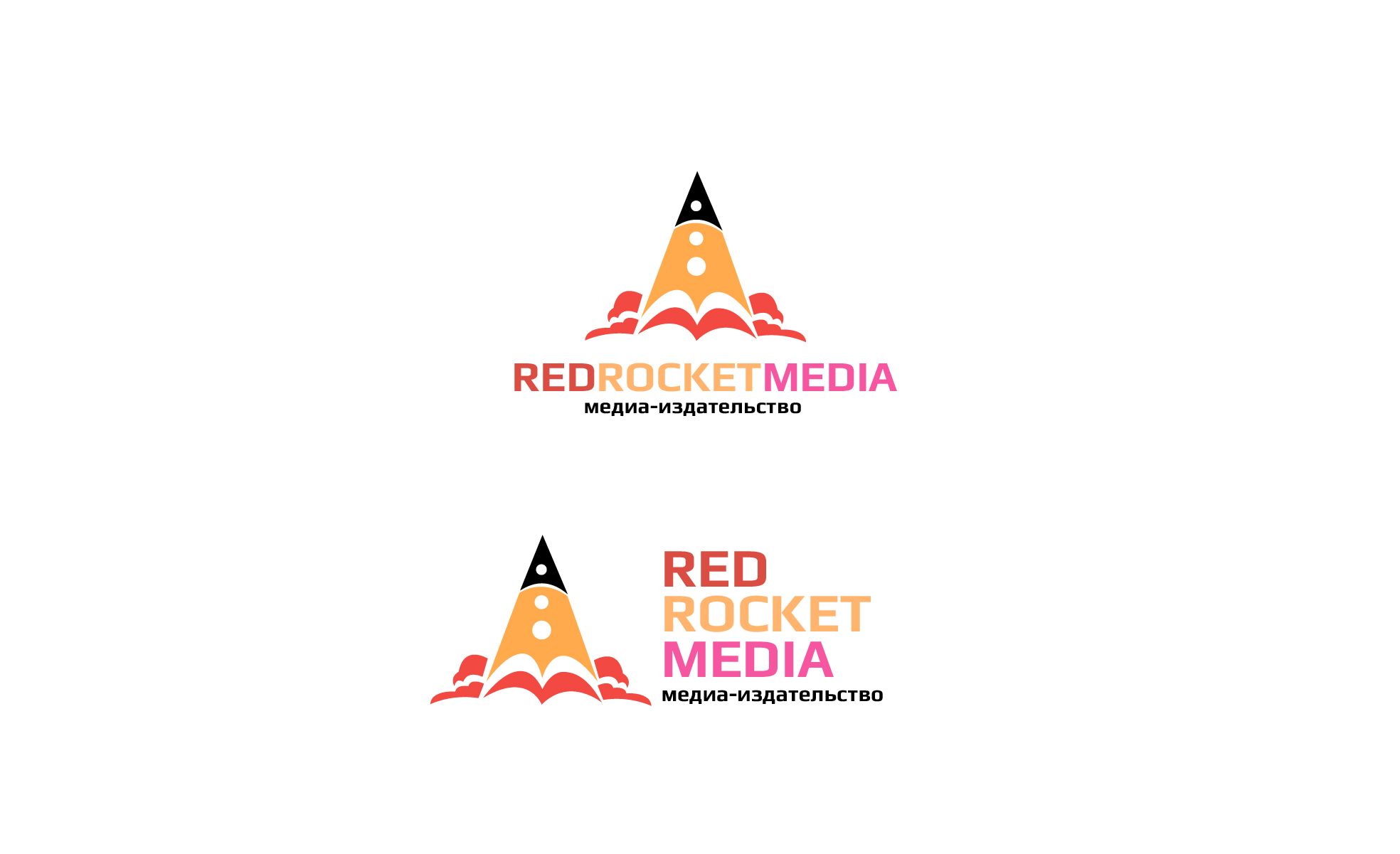 Лого и фирменный стиль для RedRocketMedia - дизайнер SmolinDenis