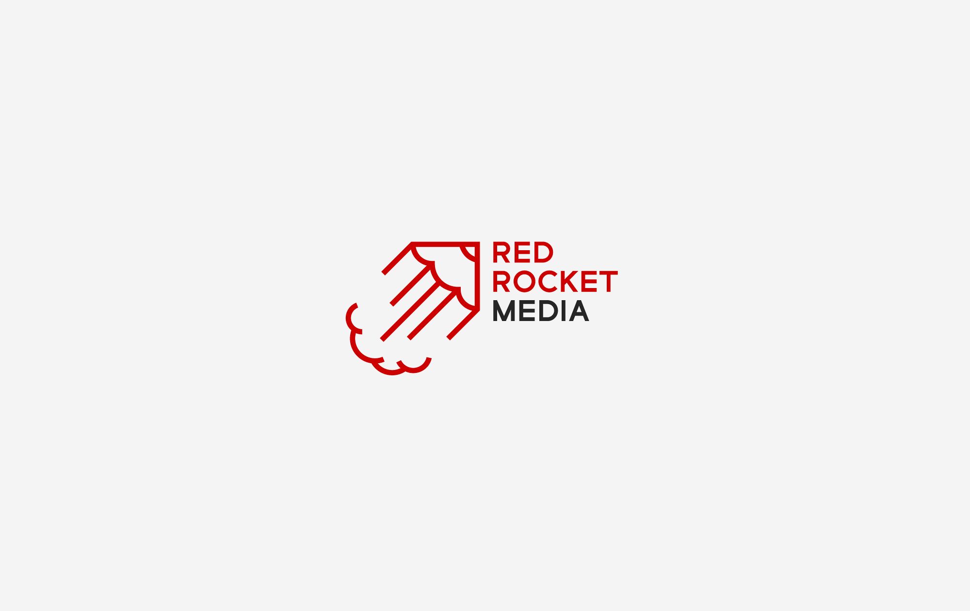 Лого и фирменный стиль для RedRocketMedia - дизайнер nuttale