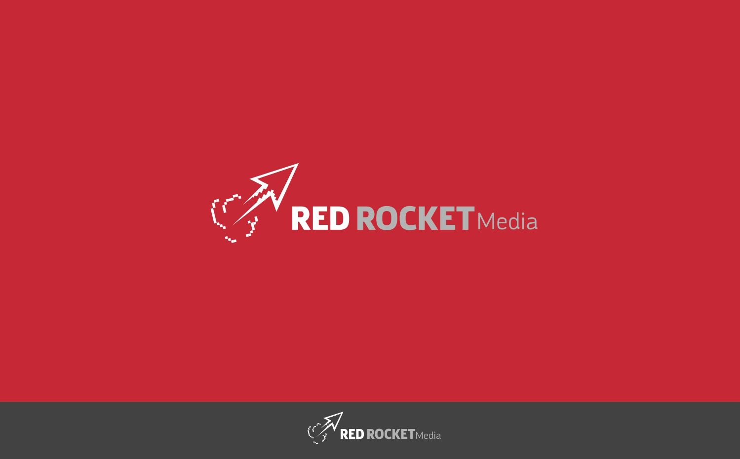 Лого и фирменный стиль для RedRocketMedia - дизайнер luishamilton