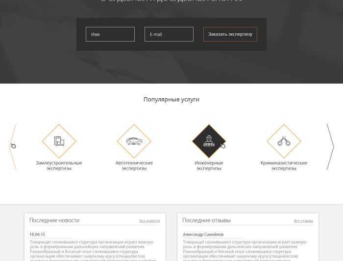 Веб-сайт для Независимое Экспертное Партнерство - дизайнер pixip