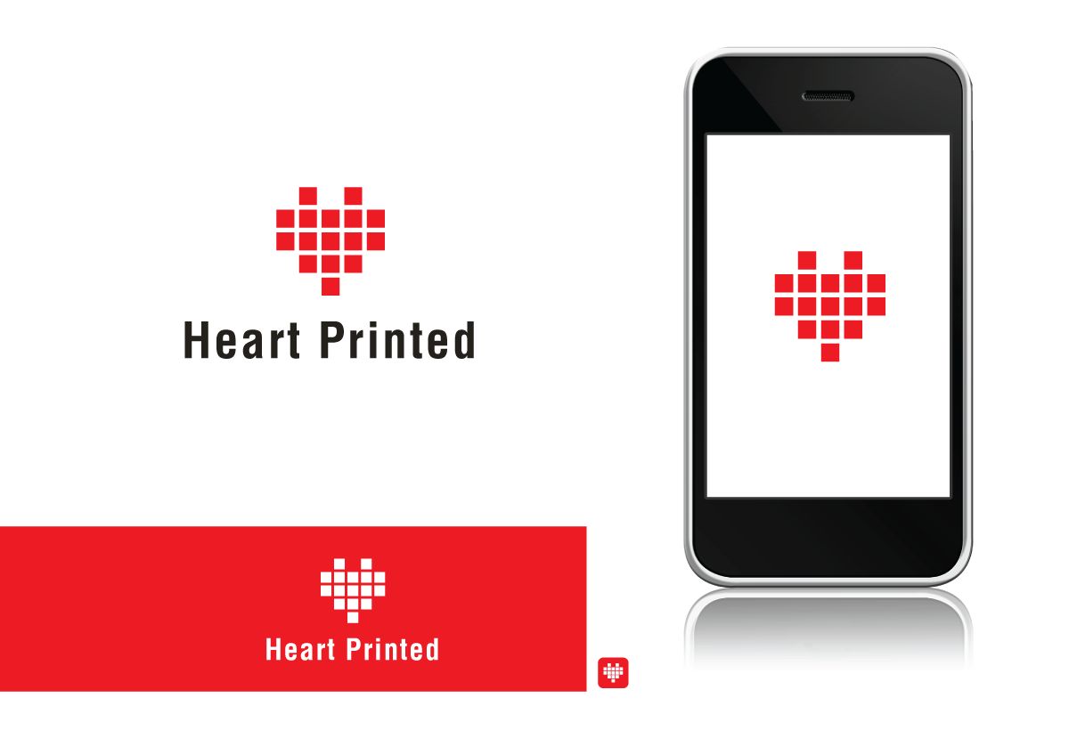 Логотип для Heart Printed - дизайнер peps-65