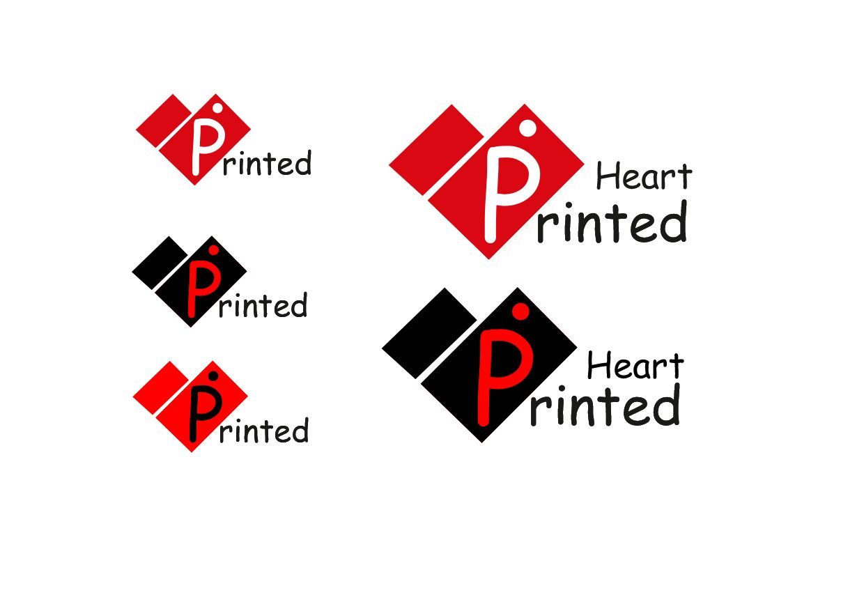 Логотип для Heart Printed - дизайнер ElizavetaFirst