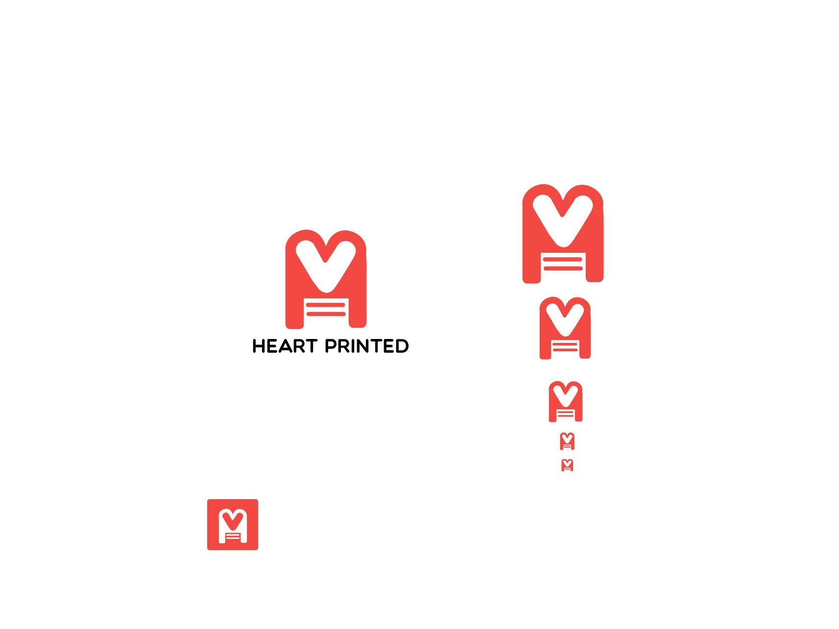 Логотип для Heart Printed - дизайнер SmolinDenis