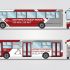Макет рекламы на автобусе ЛИАЗ - дизайнер kudrilona