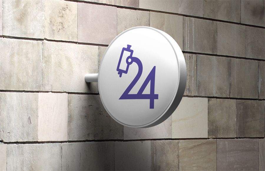 Логотип для Анализ 24 - дизайнер VF-Group