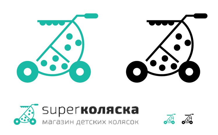 Логотип для СУПЕРКОЛЯСКА - дизайнер beeshka