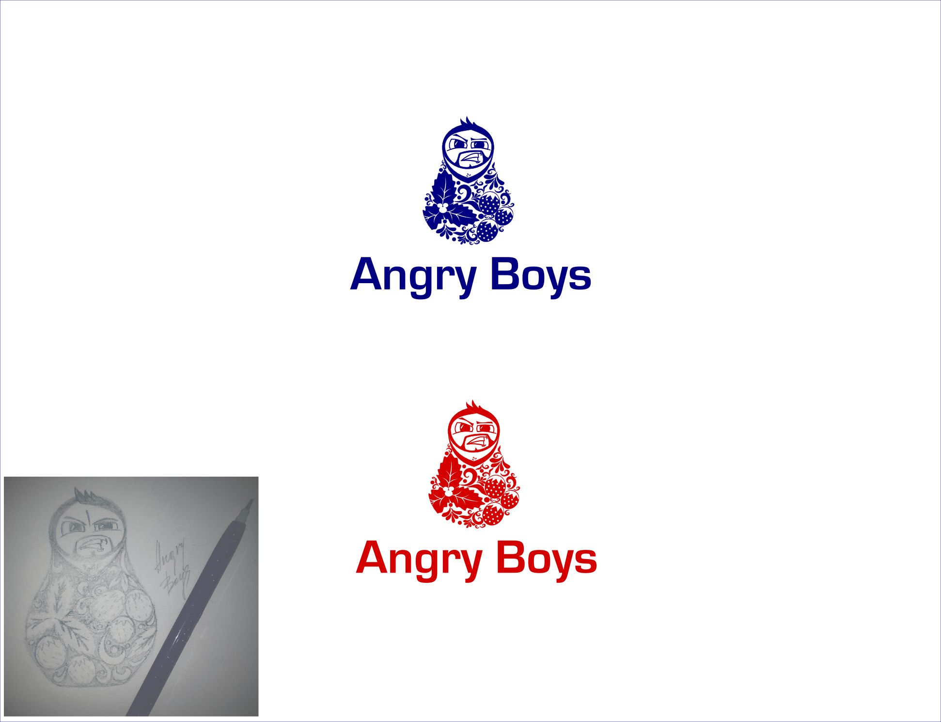Логотип для Angry Boys - дизайнер elenakol