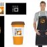 Лого и фирменный стиль для Pixel Coffee - дизайнер peps-65