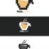 Лого и фирменный стиль для Pixel Coffee - дизайнер NERBIZ