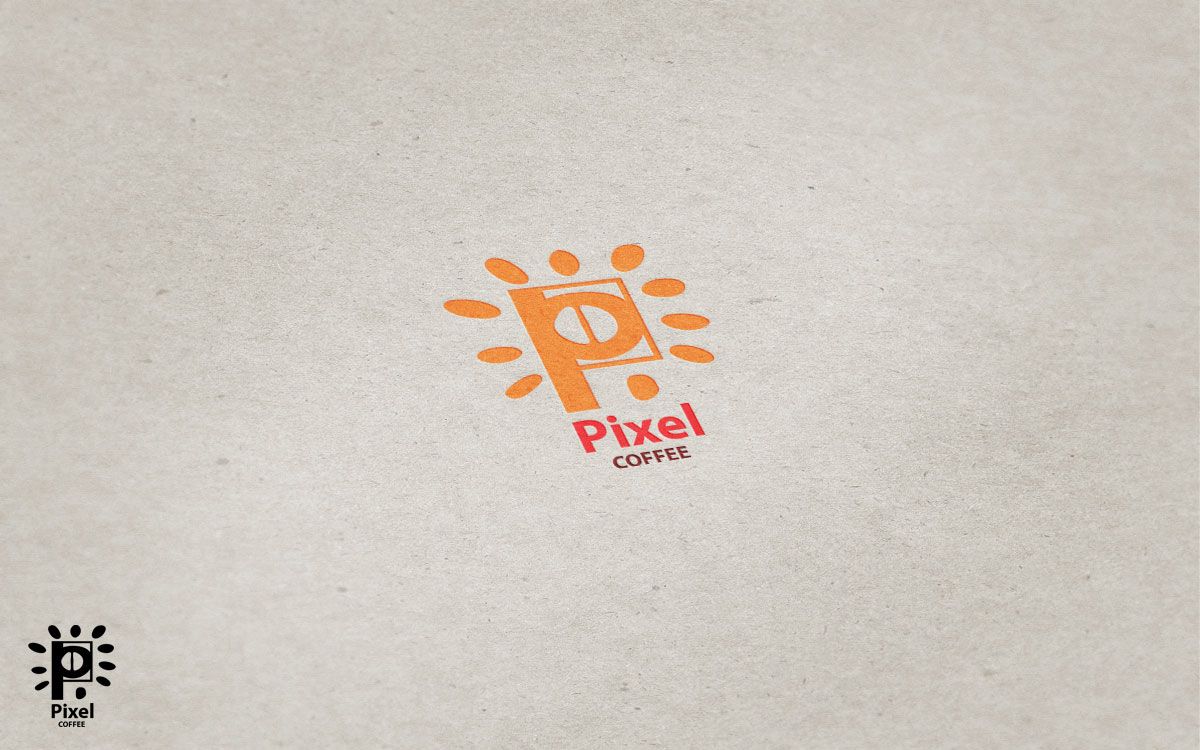 Лого и фирменный стиль для Pixel Coffee - дизайнер djmirionec1